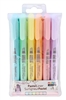 HIGHLIGHTER SET -  UCHIDA PASTEL LINER 6PC SET - 80006P