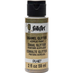 ENAMEL GLITTER GOLD 2 OZ 2798