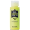 ACRYLIC NEON PAINT YELLOW 2 OZ FOLK ART 2853