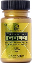 ACRYLIC TREASURE GOLD 2 onz - 59ml FOLK ART 3081