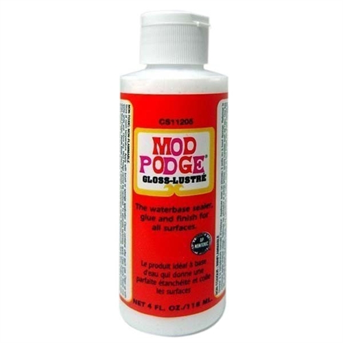 MOD PODGE FABRIC ALL IN ONE SEALER FINISHER AND GLUE 8oz. CS11218
