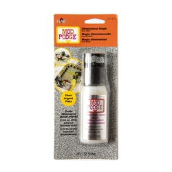 MOD PODGE DIMENSIONAL MAGIC GLITTER SILVER 3-D, 2 onz - 59ml CS11291