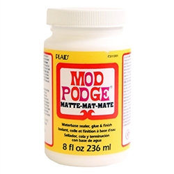 MOD PODGE MATTE SEALER, VARNISH & GLUE 8 onz - 236ml CS11301