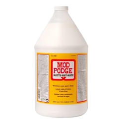 MOD PODGE MATTE SEALER, VARNISH & GLUE GALLON 128 onz- 3.78 Liters CS11304