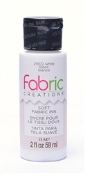 FABRIC PAINT CREATIONS WHITE 2 OZ. 25972