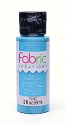 FABRIC PAINT CREATIONS AQUA 2 OZ 25991