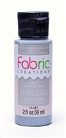 FABRIC PAINT CREATIONS METALLIC SILVER 2 OZ 26188