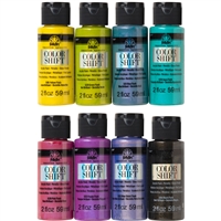 FOLK ART COLOR SHIFT ACRYLIC PAINT SET OF 8 - 2OZ COLORS -  PROMOCS8