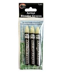 NIJI ARTISIT CLEAR BLENDER CRAYON SET 3 PACK YONACBL