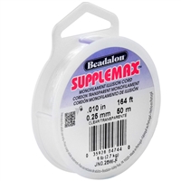 SUPPLEMAX .25MM CLEAR NYLON STRING 164FT BEJN0-25W-F