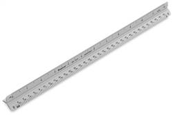 Scale Triangular 12 INCH, white - Architect - Japan 91120-J