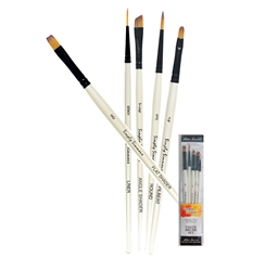 BRUSH SET SIMMPLY SIMMONS - GO-TO SET 5PC - ACRYLIC OIL AND WATERCOLOR RS255500002