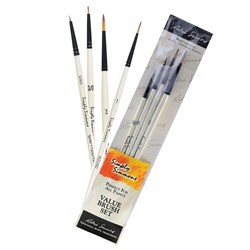 BRUSH SET SIMPLY SIMMONS - DOT THE EYES 4PC - ACRYLIC OIL AND WATERCOLOR RS255400007