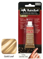 RUB N BUFF PATINA METALLIC FINISHES GOLD LEAF 15ml TUBE AO76361A