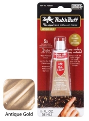 RUB N BUFF PATINA METALLIC FINISHES ANTIQUE GOLD 15ml TUBE AO76362B