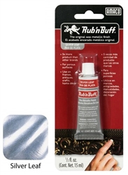 RUB N BUFF METALLIC FINISHES SILVER LEAF 15ml TUBE AO76370K