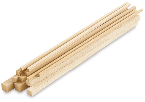 Dowels Assorted Square, 12 long - 10 ct. 1021231