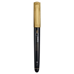 ZEBRA METALLIC BRUSH PEN MED METALLIC GOLD ZE01650UPC