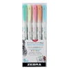 MILDLINER BRUSH PEN SET - 5PC FLOURESCENT COLORS ZE79105