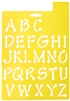 STENCIL MANIA WHIMSICAL DOT ALPHABET 970390710 DISC