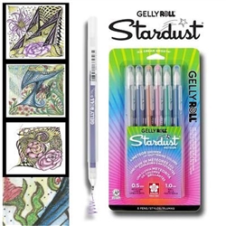 GELLY ROLL STARDUST SET 6PK METEOR COLORS - SK37904