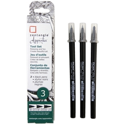 PEN SET ZENTANGLE PIGMA APPRENTICE SET BLACK 3PC SK50115