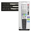 GELLY ROLL PEN SET SAKURA WHITE 3 SIZES PACK FINE MEDIUM AND BOLD POINTS - SK57454