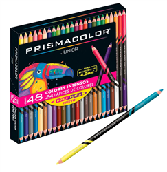 COLOR PENCIL SET PRISMACOLOR JUNIOR 24 DUAL PENCILS 48 COLORS 53015