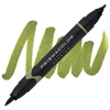 PRISMACOLOR BRUSH TIP DUAL END MARKER - LIGHT OLVE GREEN PB26 SA1773237