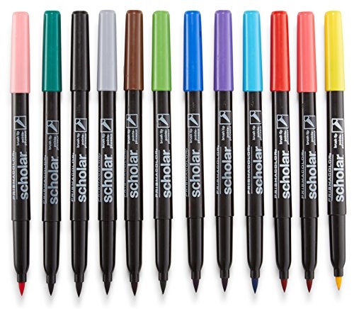 Berol Prismacolor Art Markers, Hot Colors Marker Set Broadline