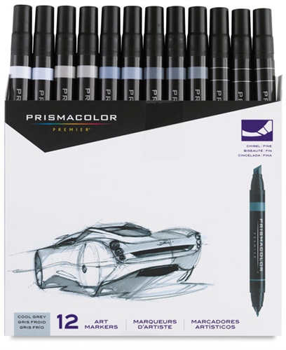 Prismacolor Double-ended Brush Tip Markers Complete Set of 200 for