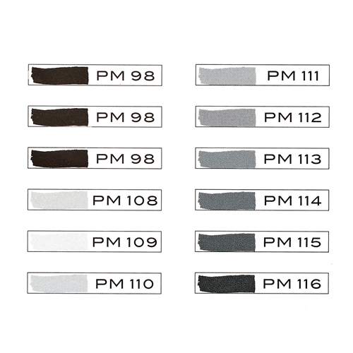 Prismacolor Art Marker Set of 12 - Color: Cool Greys