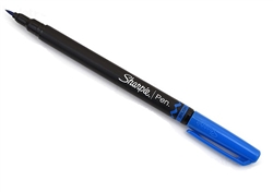 SHARPIE BRUSH TIP FINE PEN BLUE SA2011381