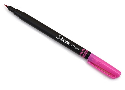 Sign Pen Brush Tip Pink