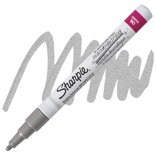 Marvy Uchida Extra Fine Line Opaque Paint Markers, Silver, Sold Individually