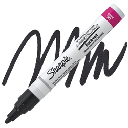 PAINT MARKER OIL SHARPIE MEDIUM BLACK SA35549