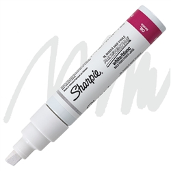 PAINT MARKER OIL SHARPIE BROAD WHITE SA35568