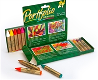 OIL PASTEL SET PORTFOLIO 24 WATERSOLUABLE CX52-3624