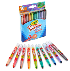 CRAYON SET 10 SWIRL MINI TWISTABLES CX52-3440