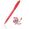 PEN FIBER TIP SIGN PEN RED PLS520B