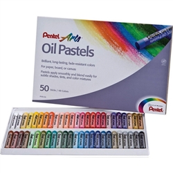 OIL PASTEL SET PENTEL 50 COLORS PLPHN-50