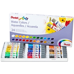 WATERCOLOR SET PENTEL 24 COLORS PLWFRS-24