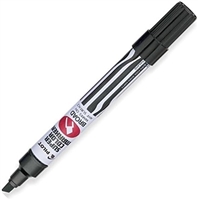 PILOT SUPER COLOR MARKER BROAD CHISEL TIP PERMANENT BLACK PI44100