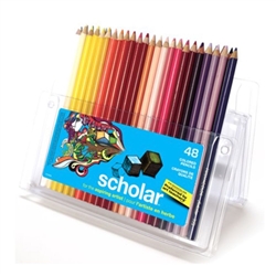 COLOR PENCIL SET PRISMACOLOR SCHOLAR 48CT BERPC 92807