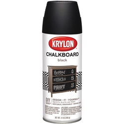 SPRAY CHALKBOARD PAINT BLACK 12OZ KR0807