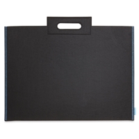 ProFolio Midtown Bags 22 x 31 inches Black/Blue IAMD-2231-BK