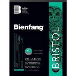 BRISTOL PAD BIENFANG 528P SMOOTH 9X12 20SH 148 LBS BFR211-121