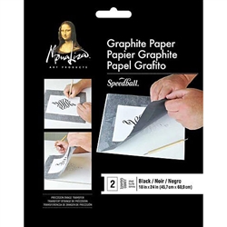 GRAPHITE PAPER JUMBO BLACK 2 SHEET PACK - 18X24 INCH  0010749