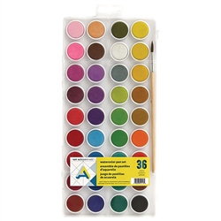 WATERCOLOR SET AA - 36 COLOR PAN SET AA1113