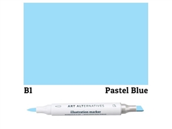 ILLUSTRATION MARKER AA PASTEL BLUE B1 AAM-B1